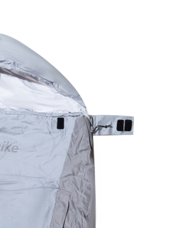 Спальный мешок Naturehike Oval PS200, 220х95 см, серый (NH20MSD03), молния слева