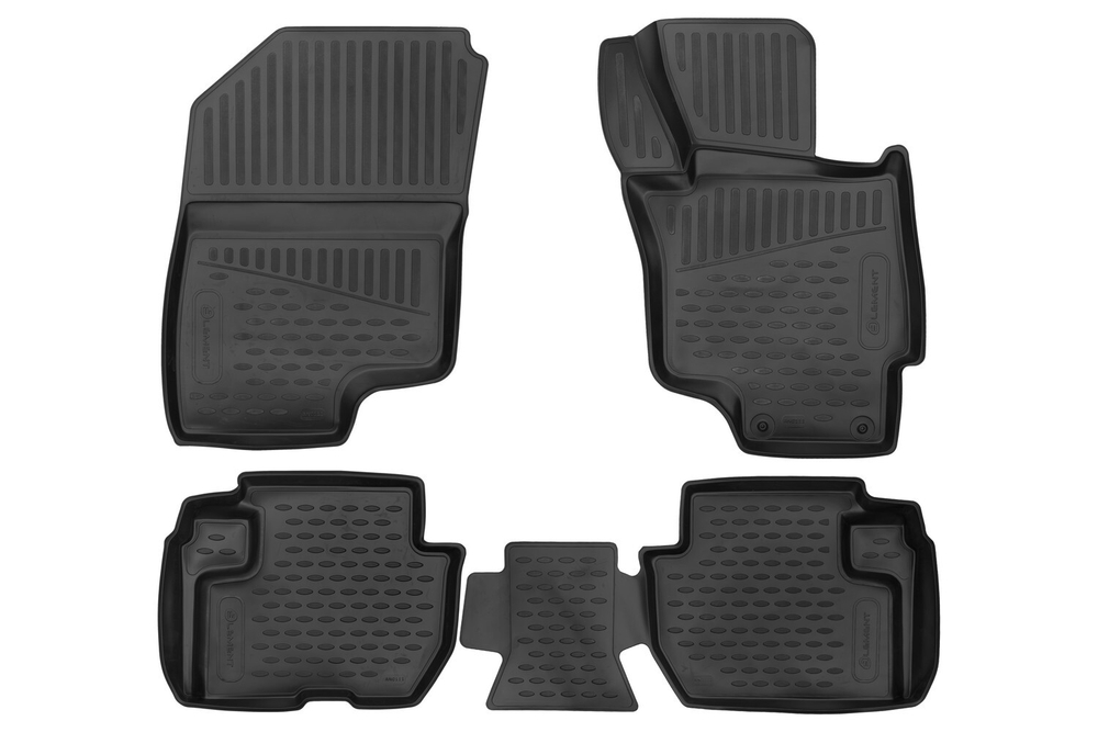 Коврики 3D в салон подходят для MITSUBISHI Outlander 2012 - > П.Р., 4шт. (полиуретан)