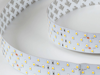 Светодиодная лента SWG PRO 2835, 280 LED/м, 26 Вт/м, 24В , IP20, Цвет: Нейтральный белый, SWG2P280-24-26-NW-20