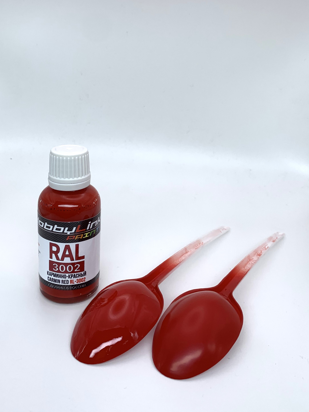 Краска лаковая HobbyLink RAL-3002 Карминно-красный RL-3002