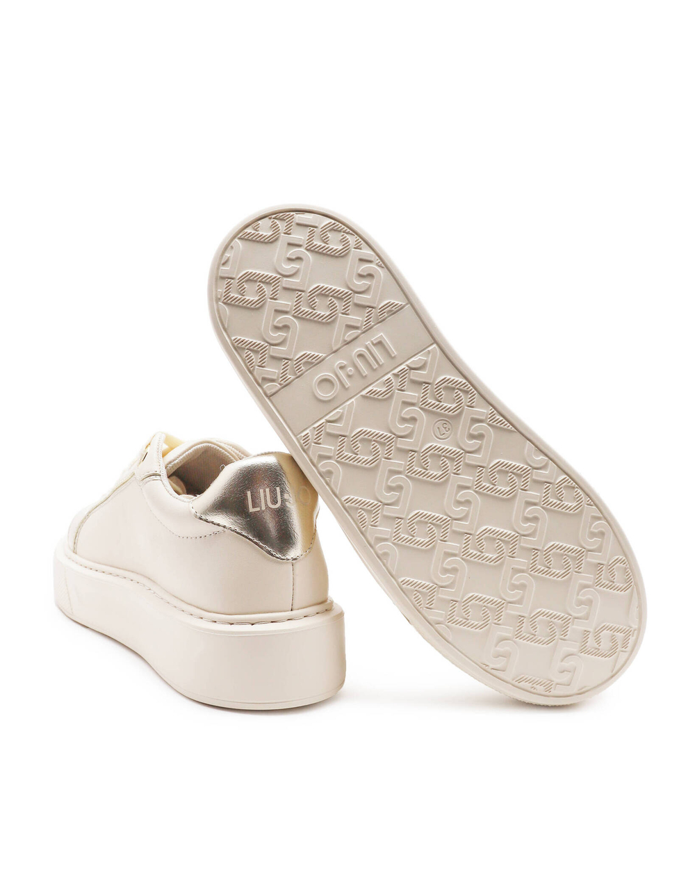 Кожаные кроссовки kylie 18 Liu Jo - бежевый(BA3131 PX026)