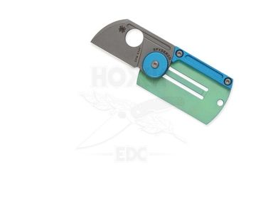 Складной нож Spyderco DogTag Folder C188ALTIP c клинком из стали CPM-S30V, рукоять титан