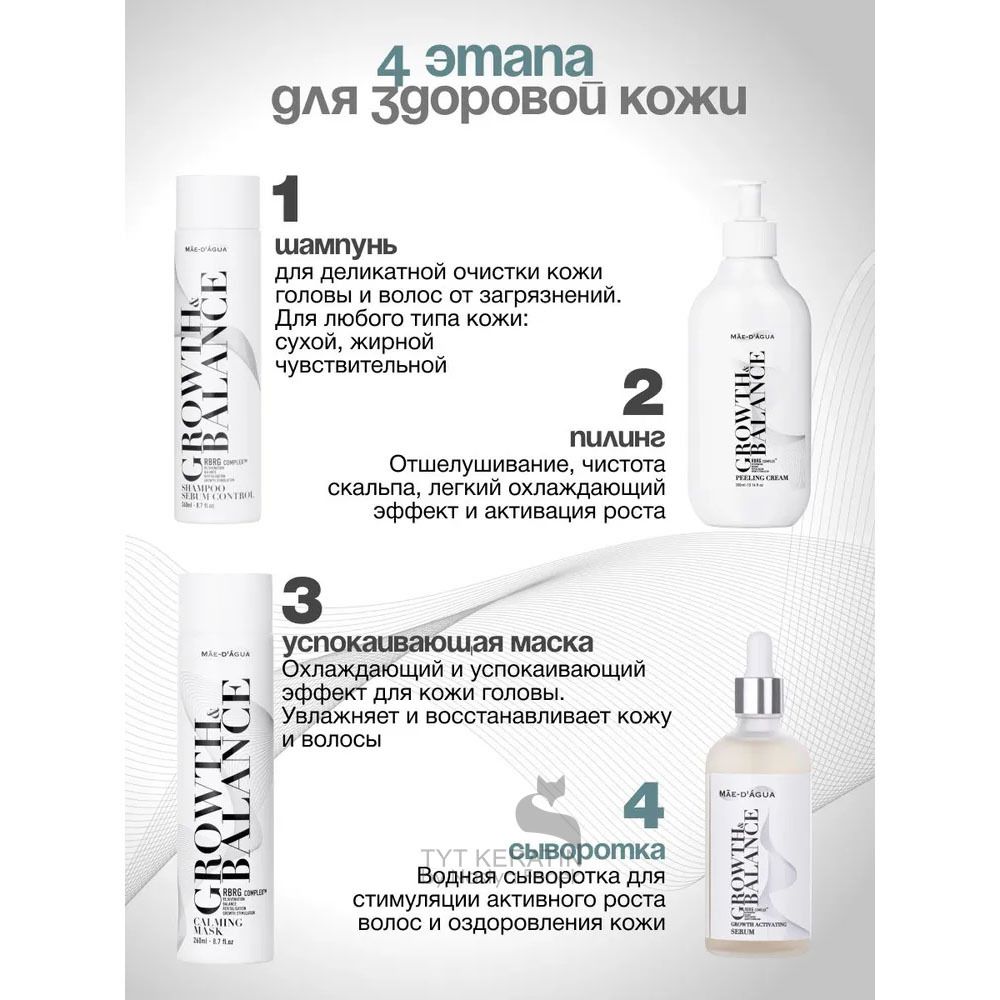 MAE D` AGUA  Trihology Пилинг для кожи головы PEELING CREAM