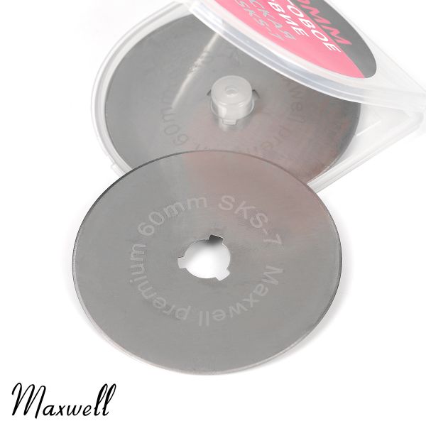 Лезвие для роликового раскройного ножа d60мм Maxwell premium RB-60, 2 шт