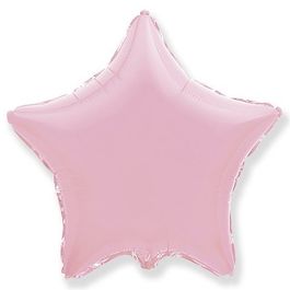 Фольгированный шар Звезда Пастель PINK 18"/45см