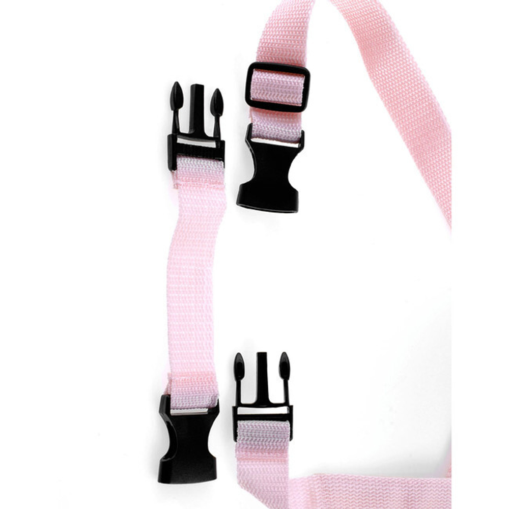 Страпон-трусики с вибратором Tru-Fit Vibrating Strap-On (Цвет: розовый)