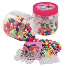 Hama Набор термомозаики MAXI 400 шт + 2 основы (8791)