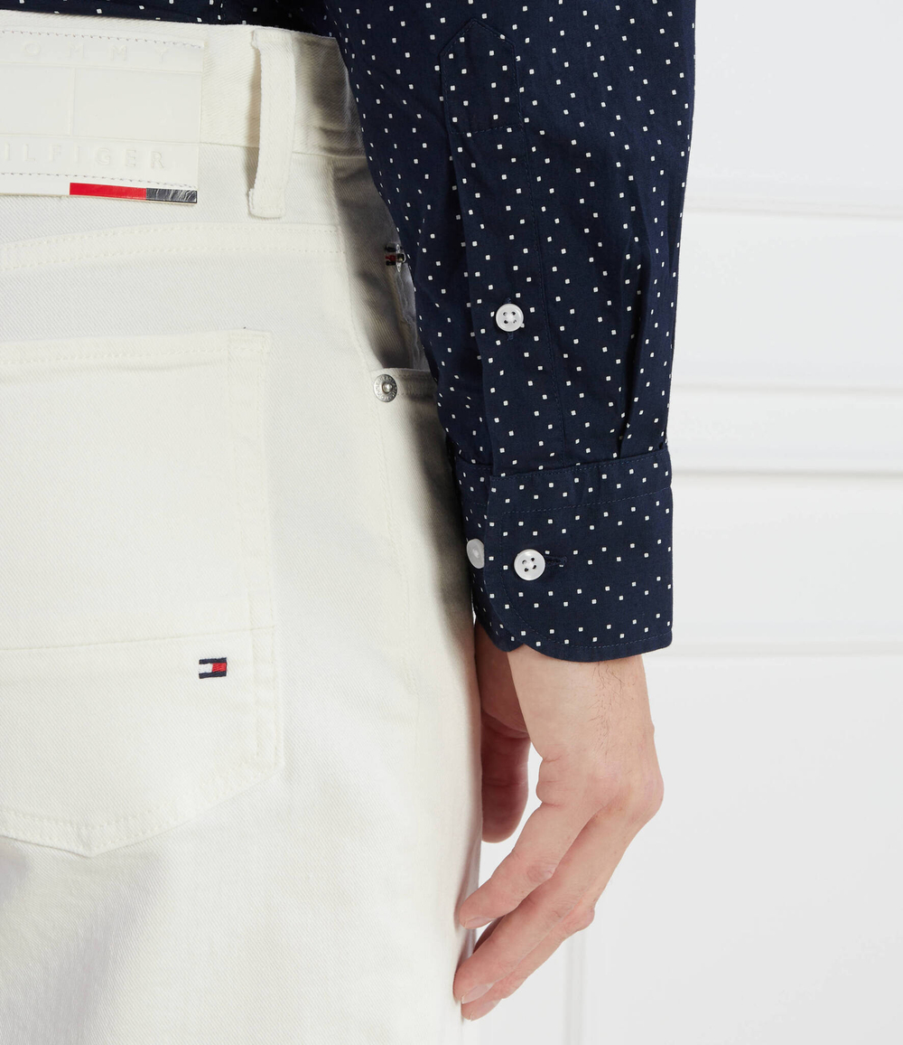 Рубашка CL-W DOT PRINT SF SH Tommy Hilfiger - темно-синий(MW0MW31855)