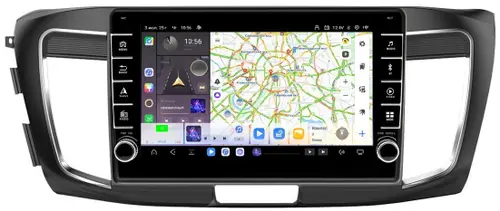 Магнитола для Honda Accord 9 2013-2015 (CR2) - Kuberg OL-1642 (кнопки и крутилки) Android 13, Быстрая, CarPlay, 4G SIM-слот