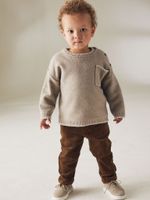 Брюки вельветовые для мальчика Next 195-242, Коричневый