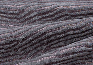 Шенилл Медея серебристо-розовая полоска / Medeya stripe silver-rose