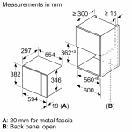 Встраиваемая микроволновая печь Bosch BEL524MS0