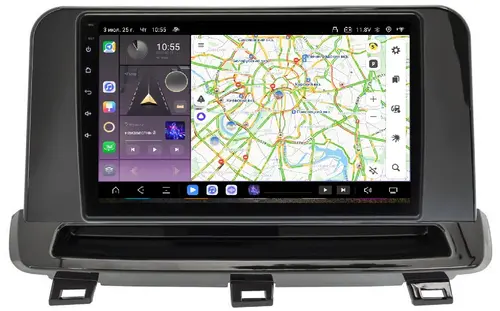 Магнитола для Nissan Rogue T33, X-Trail T33 2020+ - Kuberg SF-1670-A QLed, Android 13, Быстрейшая, CarPlay, SIM-слот
