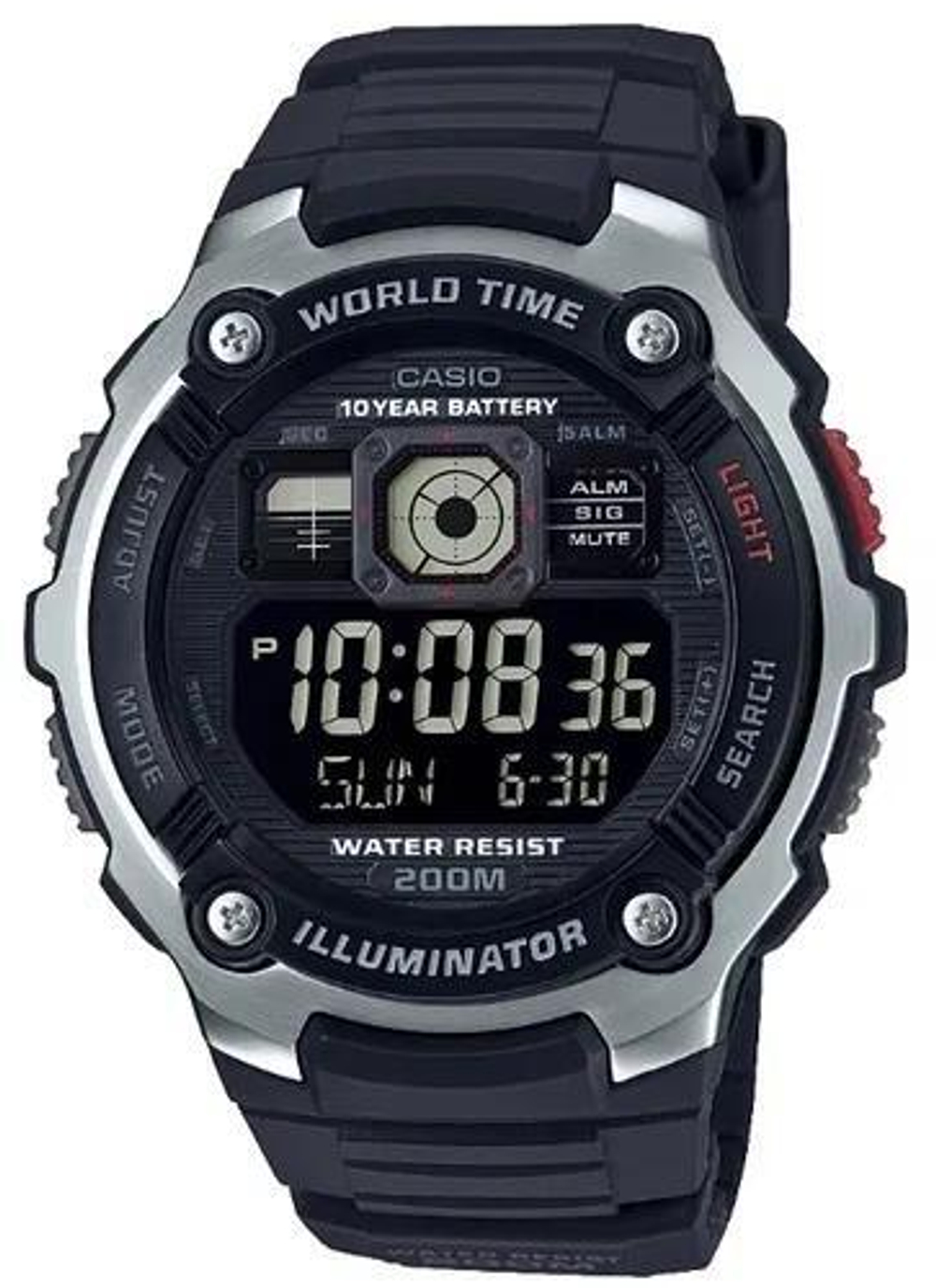 Мужские наручные часы Casio AE-2000W-1B