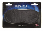 Сатиновая маска на глаза Love Mask (черный) (Цвет: черный)