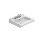 Раковина подвесная Villeroy &amp; Boch Hommage 75х58 см с 3 отверстиями под смеситель, альпийский белый CeramicPlus 7101A1R1