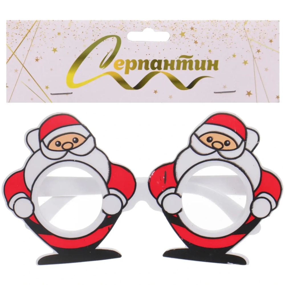 Очки карнавальные «Хо-хо-хо» 14,5*8 см