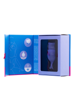 Набор менструальных чаш Satisfyer Feel secure Menstrual Cup фиолетовый 2 шт