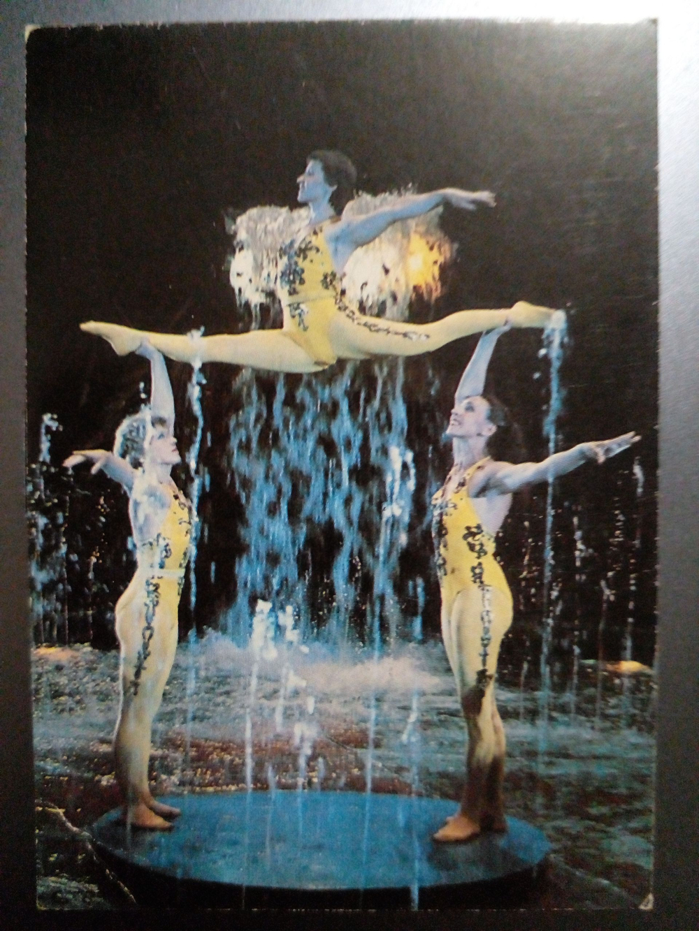 Карманный календарик СССР. Винтаж. Цирк на воде, на 1987 год.
