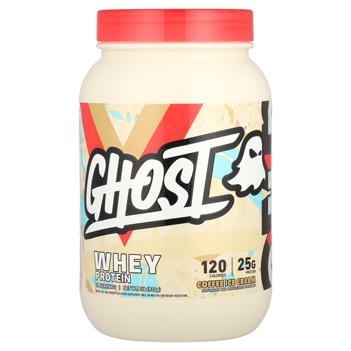 Ghost, сывороточный протеин, кофейное мороженое, 924 г