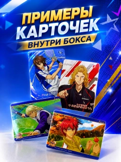 Коллекционные карточки Принц тенниса (30 уп по 4 карты)