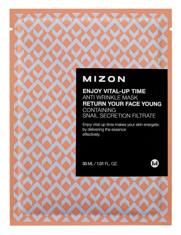 Тканевая маска Mizon Enjoy Vital-Up Time Anti Wrinkle 30 мл