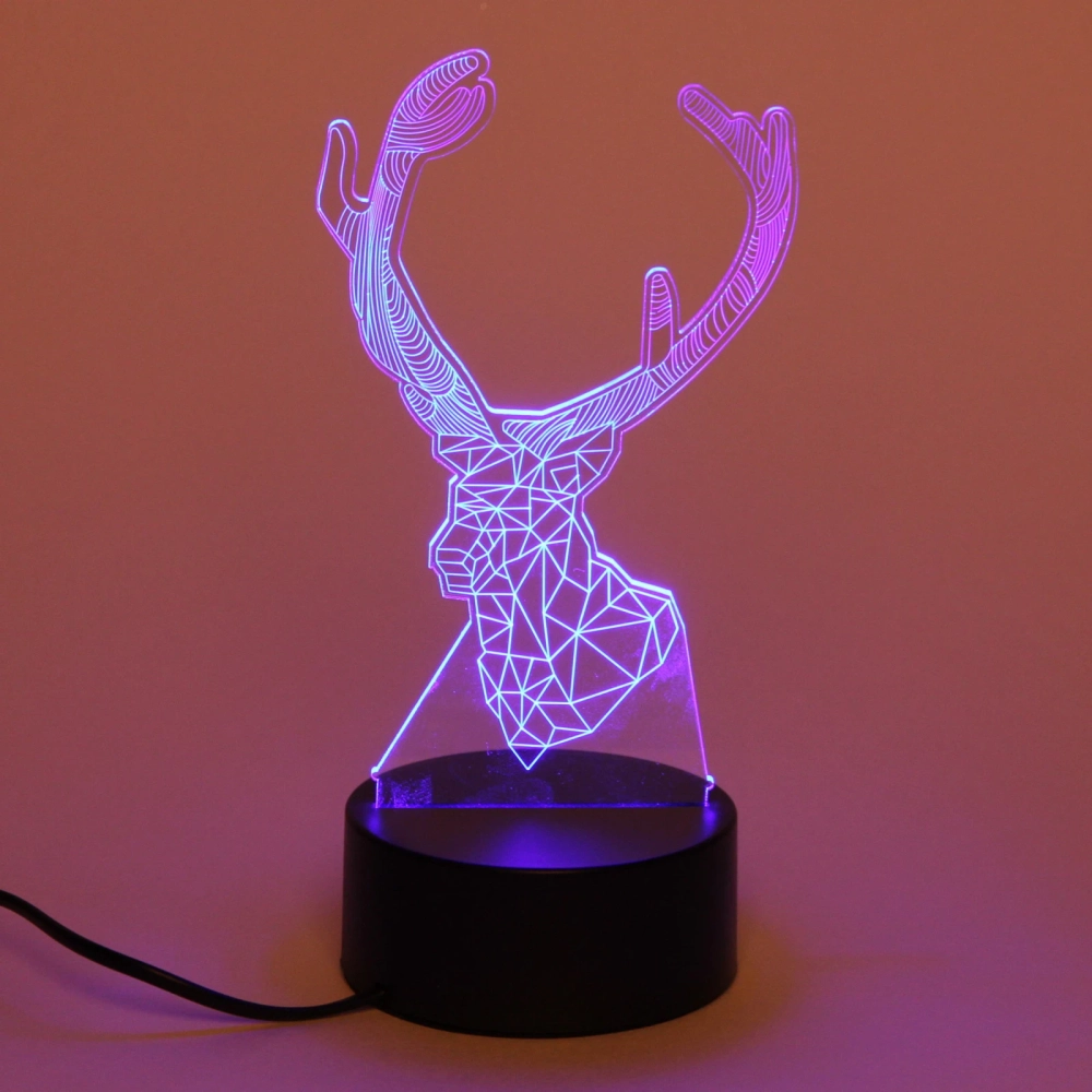Светильник ночник «3D-Олень» LED 22,5*11см 220 Вт