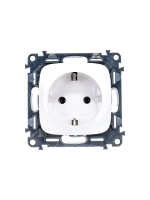 Розетка Legrand ALLURE с з/к безвинтовой зажим белый 753721