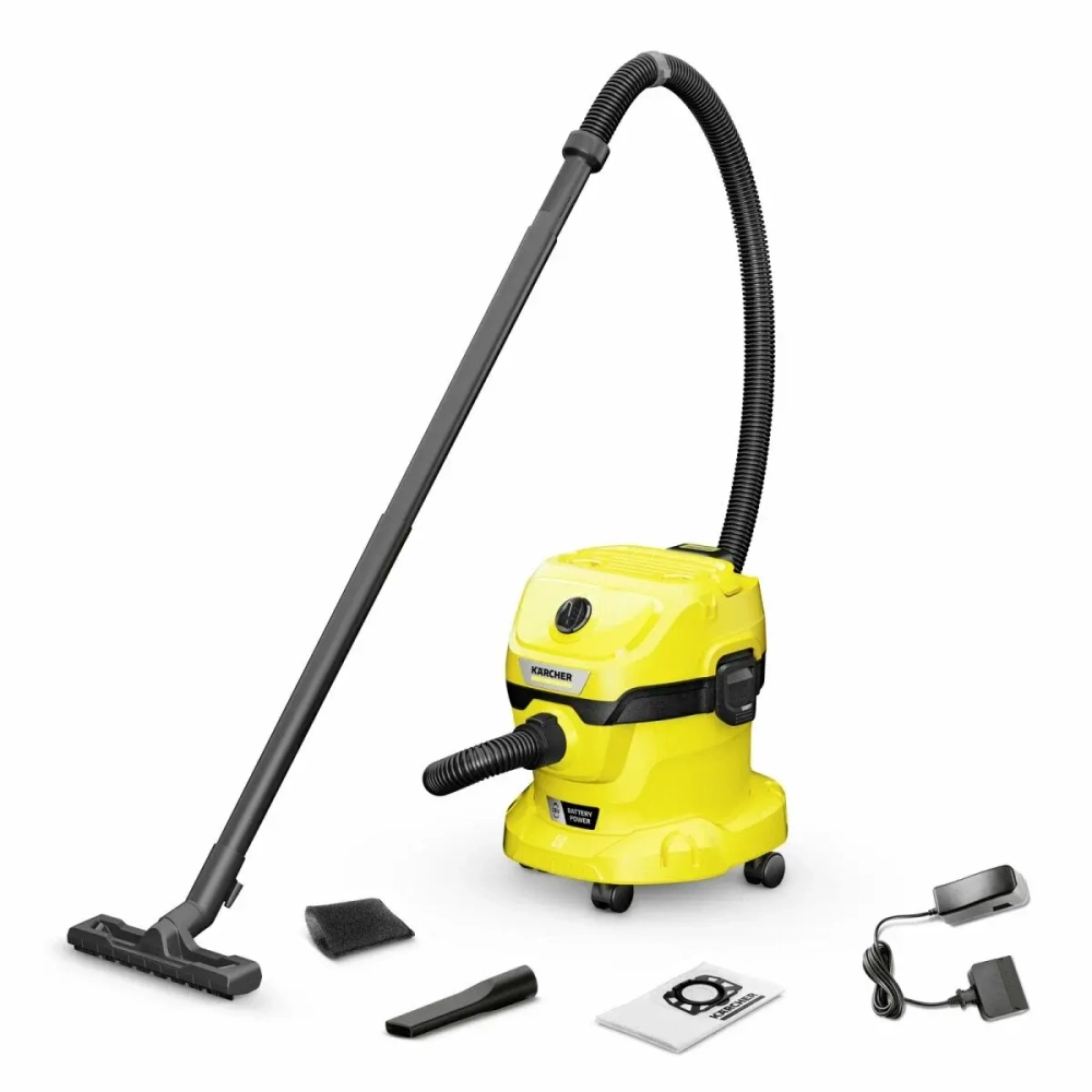 Аккумуляторный хозяйственный пылесос Karcher WD 2-18 Battery Set (1.628-501.0)