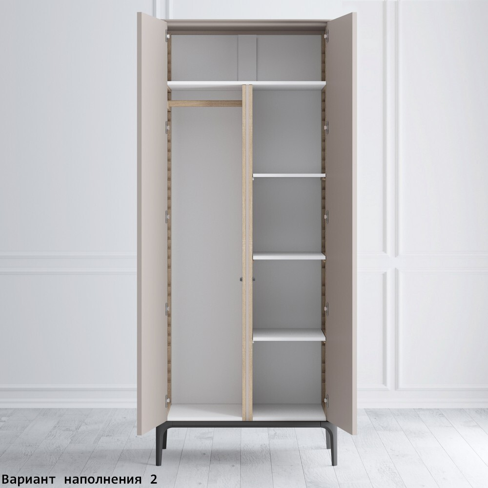 Шкаф 2 двери (вариант наполнения 2) PL099A2T
