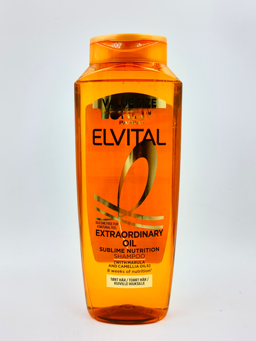Шампунь Elvital Extraordinary Oil для нормальных и сухих волос c маслом марулы и камелии 400 мл (Франция)
