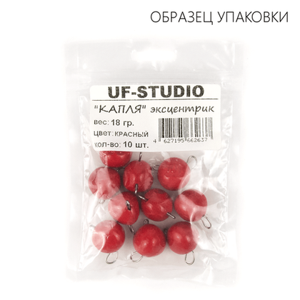 Груз Капля-эксцентрик Красный