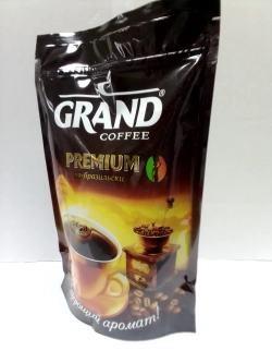 Кофе растворимый GRAND PREMIUM Бразильский 200 г