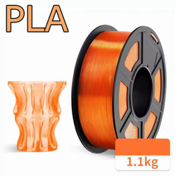 Пластик JAYO - PLA\1.75\1.1кг - Прозрачный оранжевый