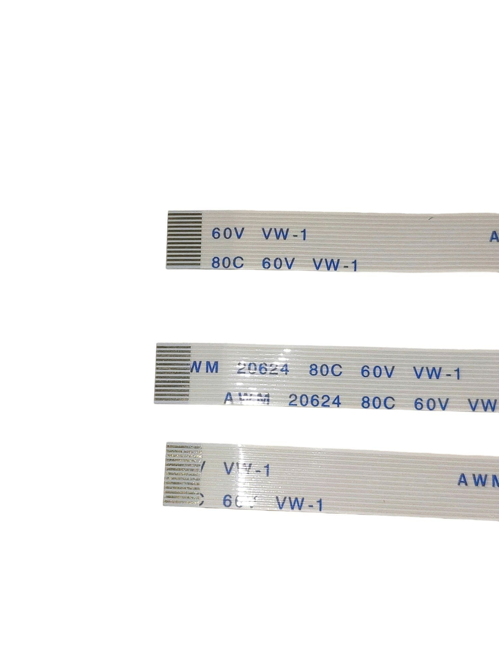 Шлейф FFC 13-pin Шаг 0.5mm Длина 10cm Прямой A-A AWM 20624 80C 60V VW-1