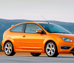 Накладки на пороги ST ABS (HB) на Ford Focus 2