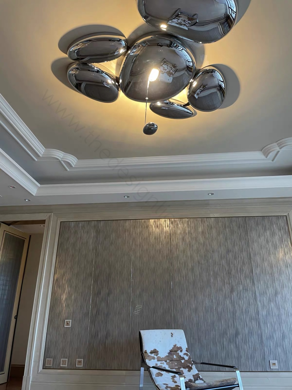 Ceiling design lamp Skydro by Artemide (6 lampshades)