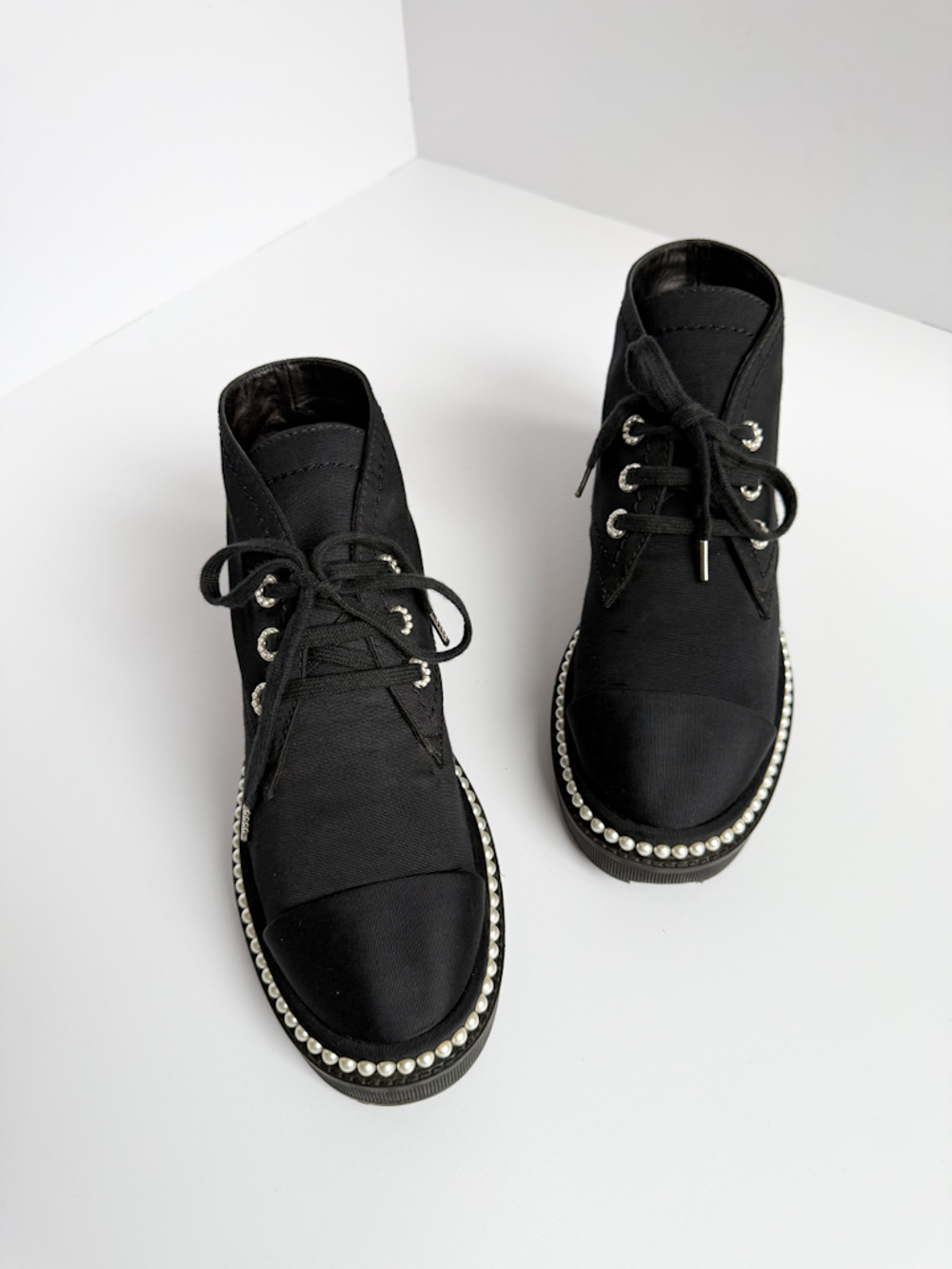 Текстильные ботинки Chanel, 38