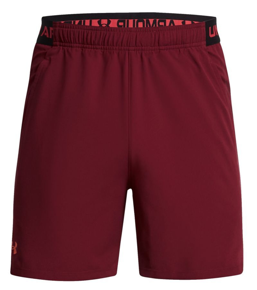 Мужские теннисные шорты Under Armour Men's UA Vanish Woven 6" Shorts - cardinal/red solstice