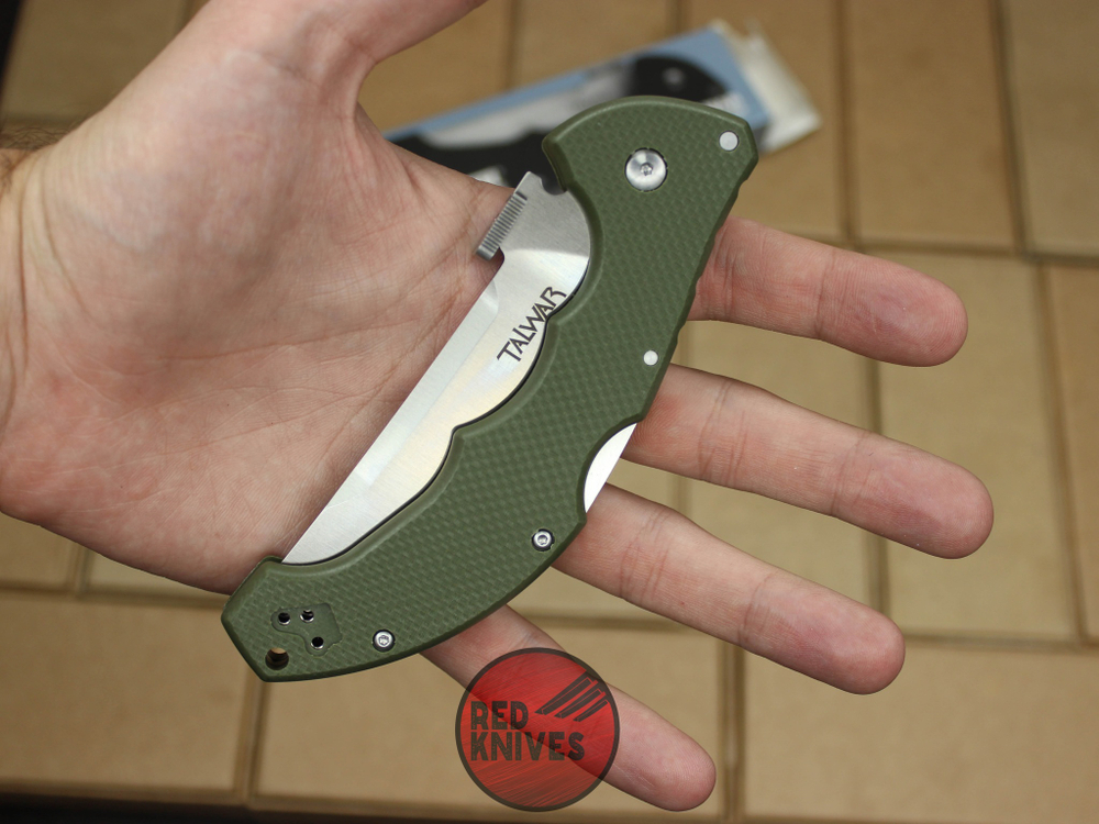 Нож Cold Steel Talwar 4 - зеленая рукоять 21TLVG