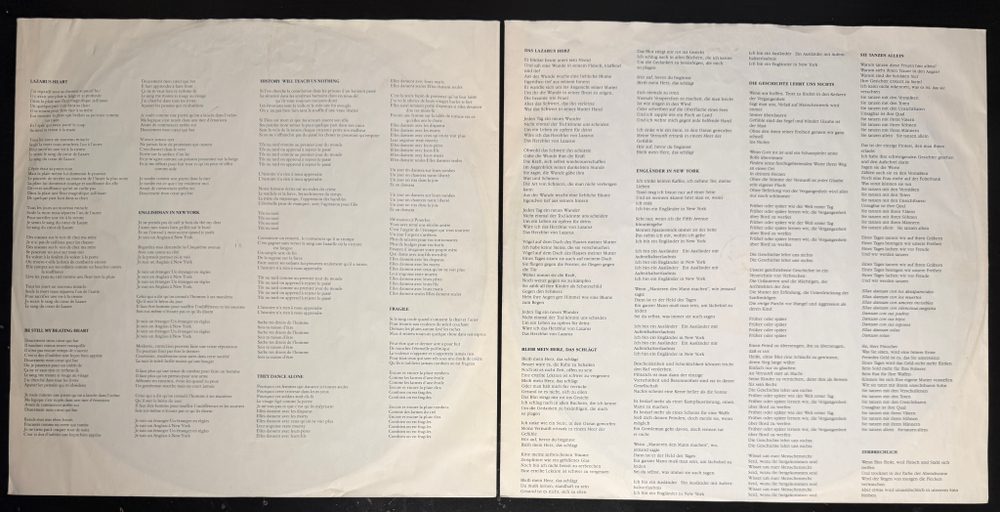 Sting - Nothing Like The Sun 2LP (Германия 1987г.)