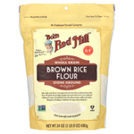 Bob's Red Mill, Мука из коричневого риса, цельнозерновая, 680 г (24 унции)