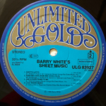 Barry White ‎– Barry White's Sheet Music (Голландия 1980г.)