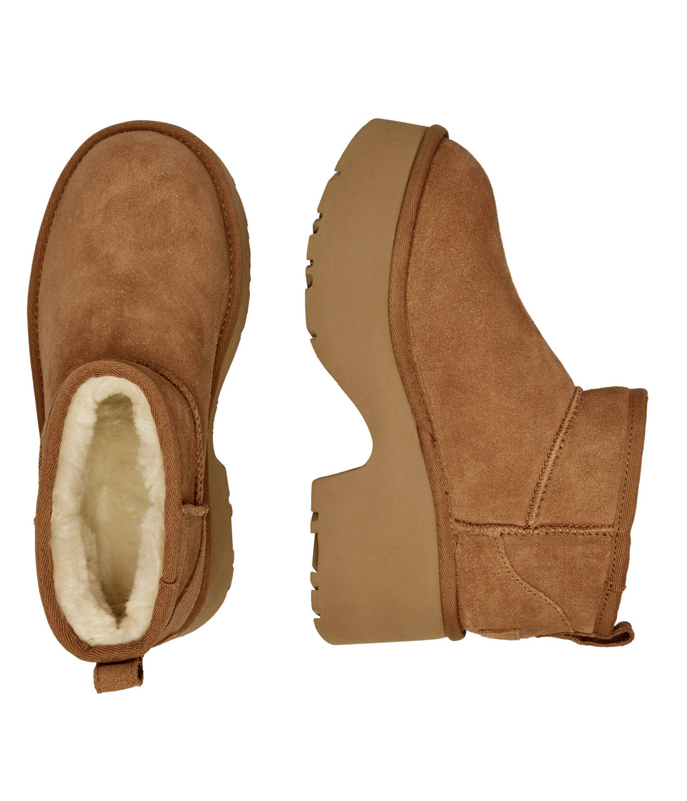 Кожаные угли Classic Ultra Mini New Heights UGG - коричневый(1158311)