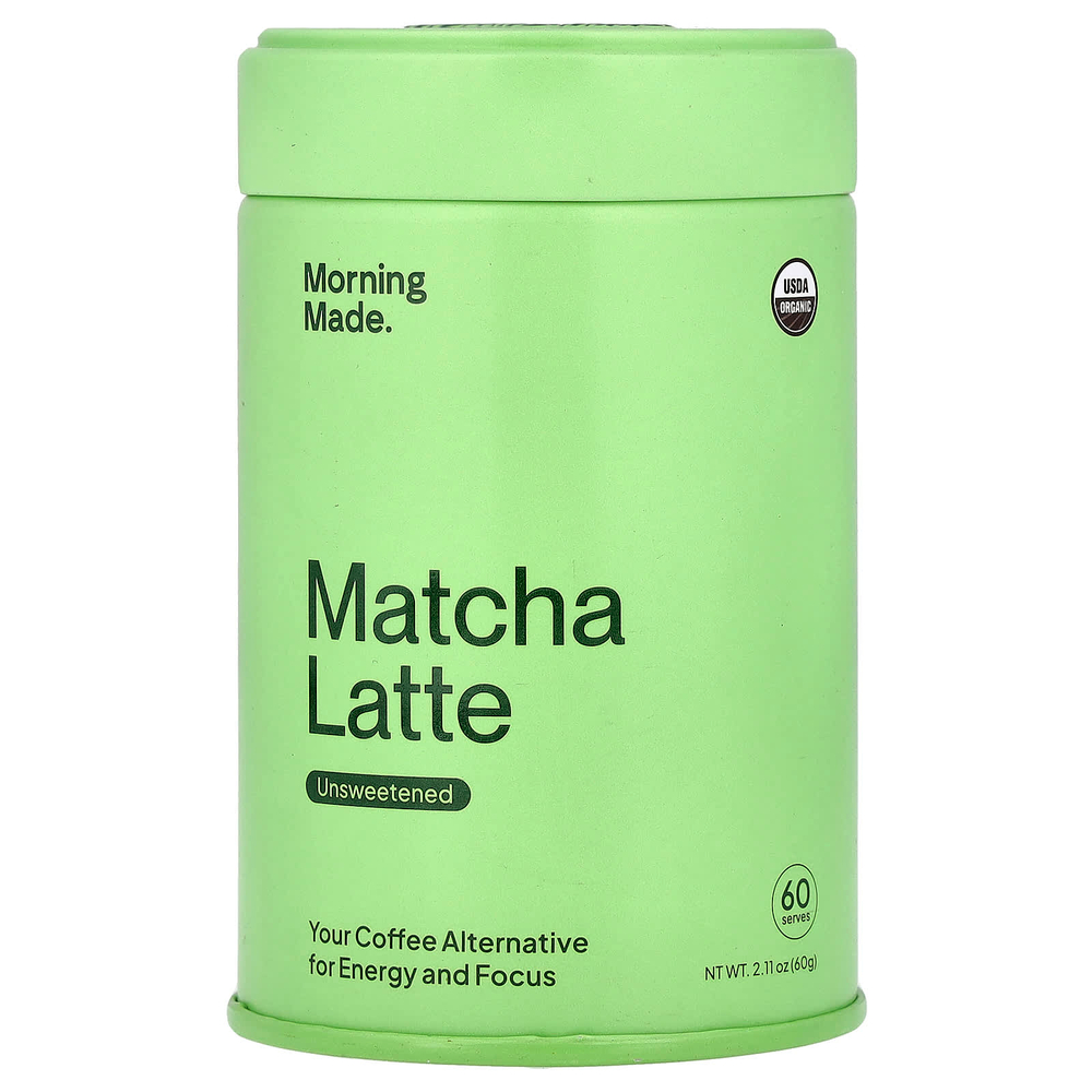 Morning Made, матча латте, чистая матча, 60 г (2,11 унции)