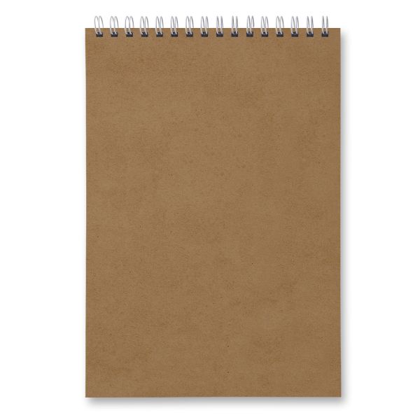 Артбук (скетчбук), блок крафт - бумага, жесткая подложка, 120 г/м², 230х330 мм, на гребне 20 л. 2 шт, Раннее утро 01955, Светоч А311