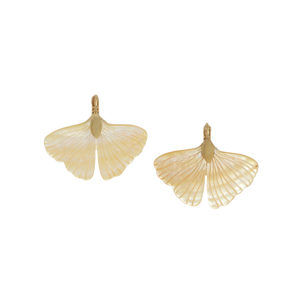 Серьги Nature Bijoux, Son Jardin, с перламутром, NB26.1-12-90672 (золотистый)