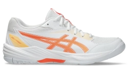 Женские кроссовки для бадминтона/сквоша Asics Gel-Task 4 - white/vivid coral