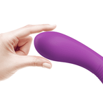 Фиолетовый изогнутый вибратор 19см для точки G Pretty Love G-Spot Vibrator Matt BI-014667-1