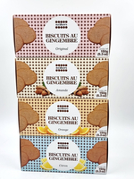 Nyakers печенье имбирное Ginger 4ре вкуса орех, лимон, апельсин (4х150) 600 г (Швеция)